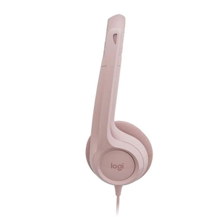 Headset Logitech H390, USB, Rosa - 981-001280