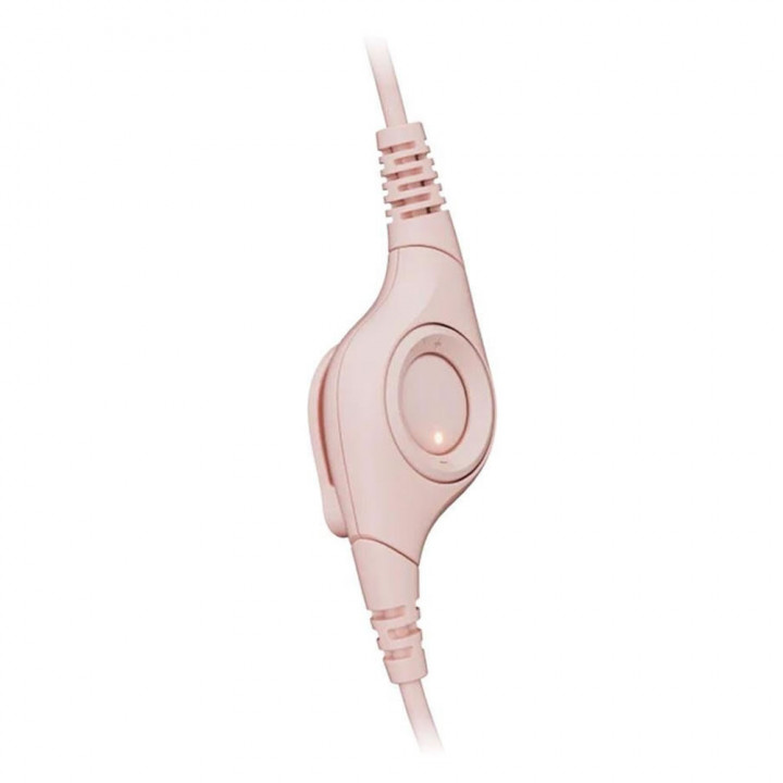 Headset Logitech H390, USB, Rosa - 981-001280