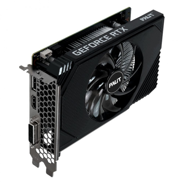 Placa de Video Palit RTX 3050 STORMX NVIDIA GeForce, 6GB, GDDR6, 96bit DVI HDMI e DP - NE63050018JE-1072F
