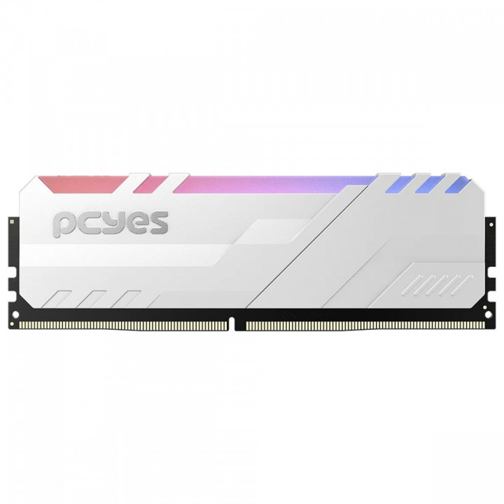 Memória Gamer PCYes, RGB, 8GB, 3200MHz, DDR4, Branco - PM083200D4WR
