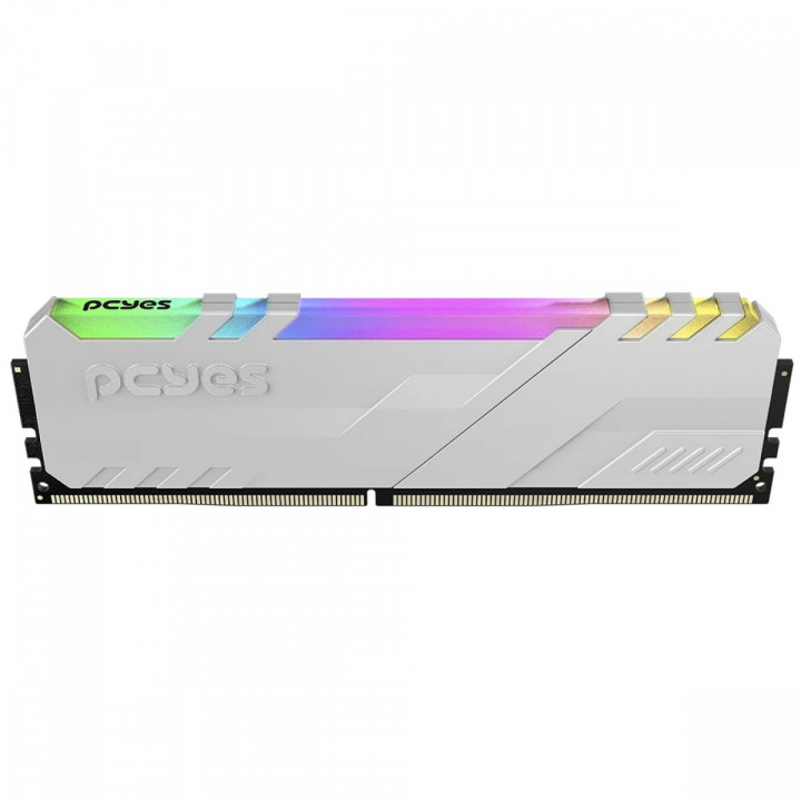 Memória Gamer PCYes, RGB, 8GB, 3200MHz, DDR4, Branco - PM083200D4WR