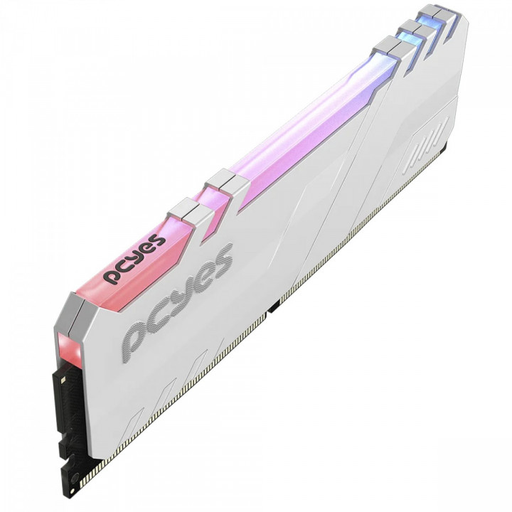 Memória Gamer PCYes, RGB, 8GB, 3200MHz, DDR4, Branco - PM083200D4WR