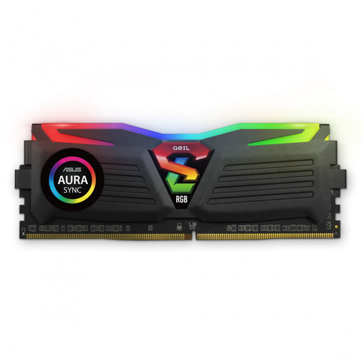 Memória Geil Super Luce RGB, 8GB, 3600MHZ, DDR4, Preto - GALS48GB3600C18BSC