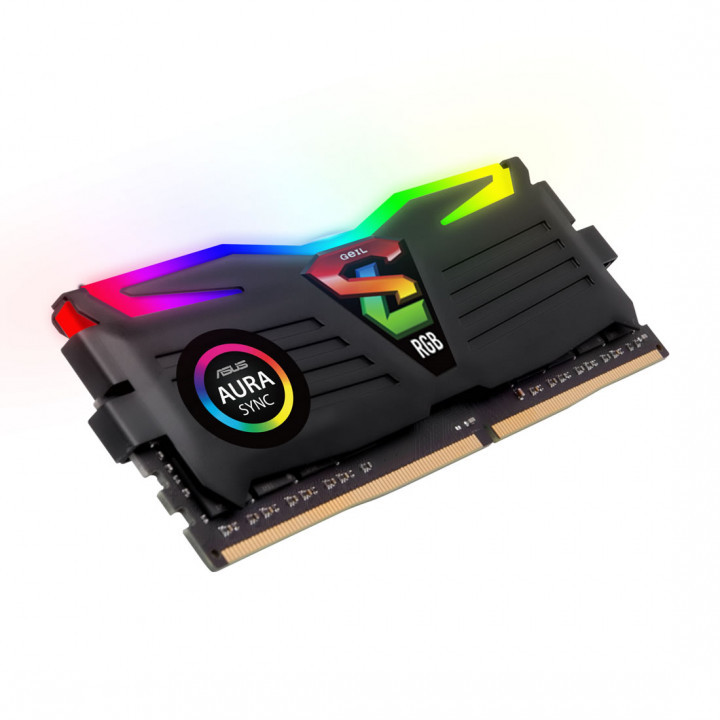 Memória Geil Super Luce RGB, 8GB, 3600MHZ, DDR4, Preto - GALS48GB3600C18BSC