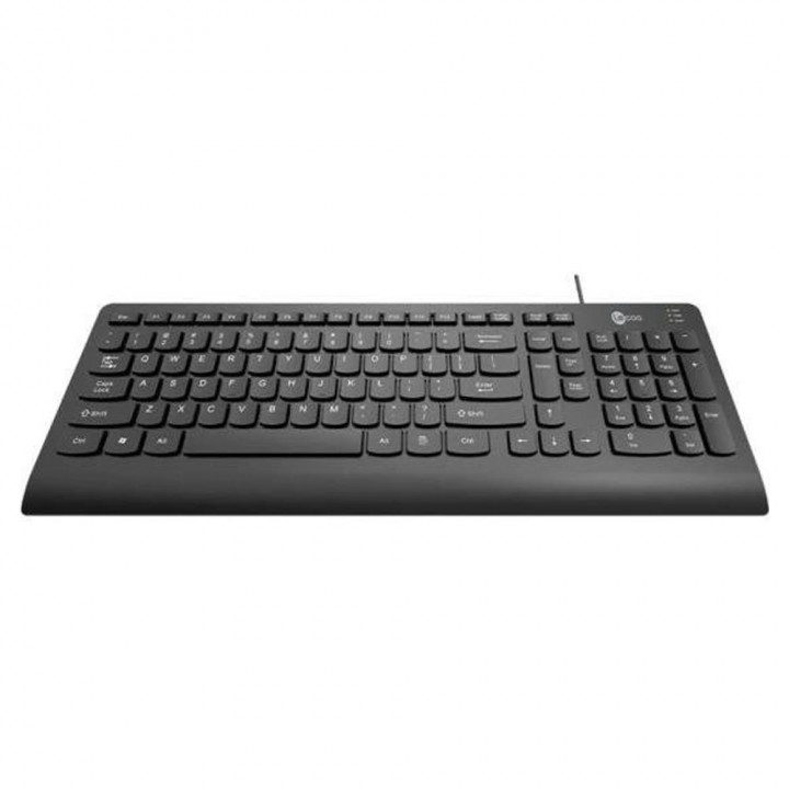 Teclado Lecoo, USB, Membrana, Padrão ABNT2, Preto - KB103