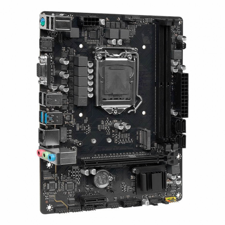 Placa Mãe Mancer H510M-DX, Chipset H510, Intel LGA 1200, DDR4, M.2 NVME, mATX, USB 3.0, VGA/HDMI - MCR-H510M-DX