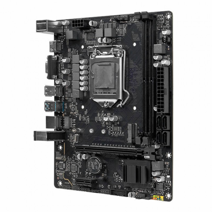 Placa Mãe Mancer H510M-DX, Chipset H510, Intel LGA 1200, DDR4, M.2 NVME, mATX, USB 3.0, VGA/HDMI - MCR-H510M-DX