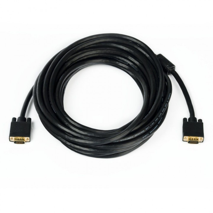 Cabo VGA 3 Metros PlusCable, Com Filtro, Preto - PC-MON3002