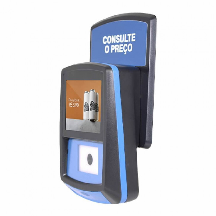 Terminal de Consulta Preço Gertec G2E Wifi, 1D, 2D e QR Code, Preto - G00410780