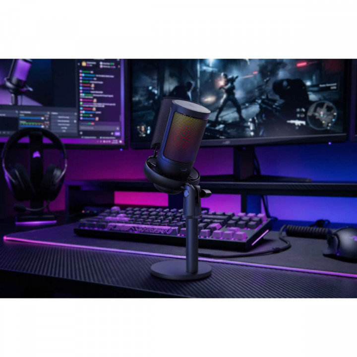 Microfone Gamer De Mesa Fortrek MIC10, USB, Preto - 86960