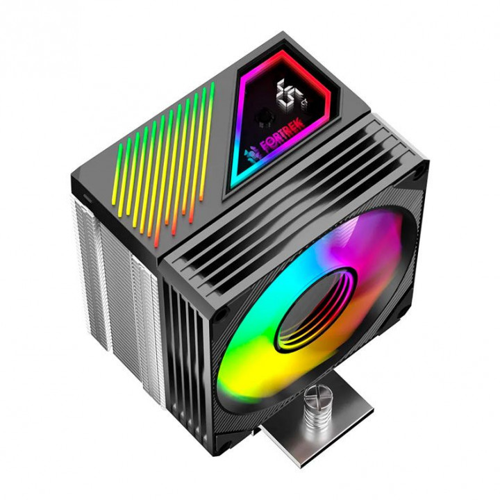 Cooler Para Processador Gamer Fortrek AC15, ARGB, 92mm, Preto - 86937