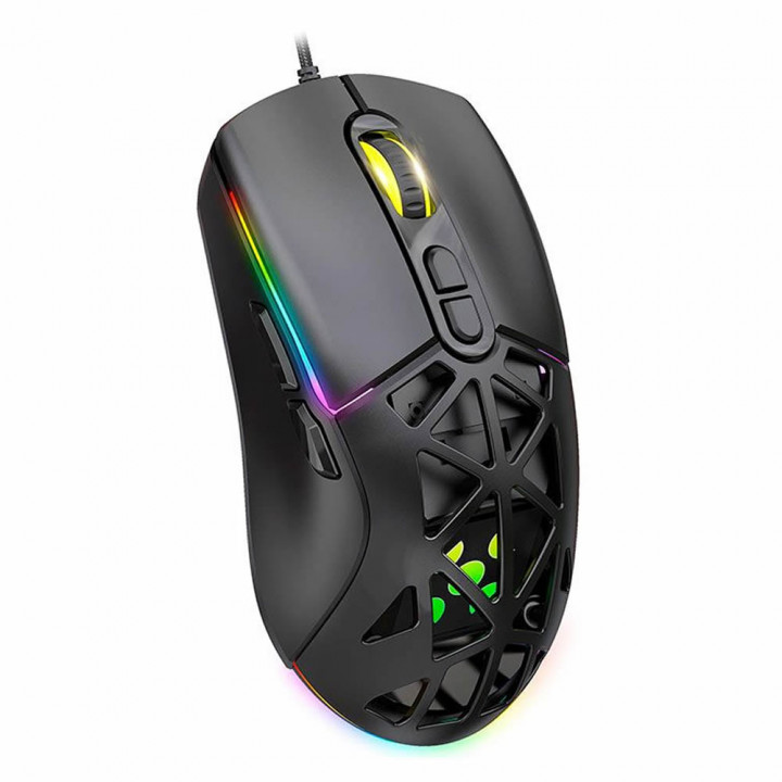 Mouse Gamer Fortrek Striker, RGB, 12800 DPI, 7 Botões, Preto - 85978