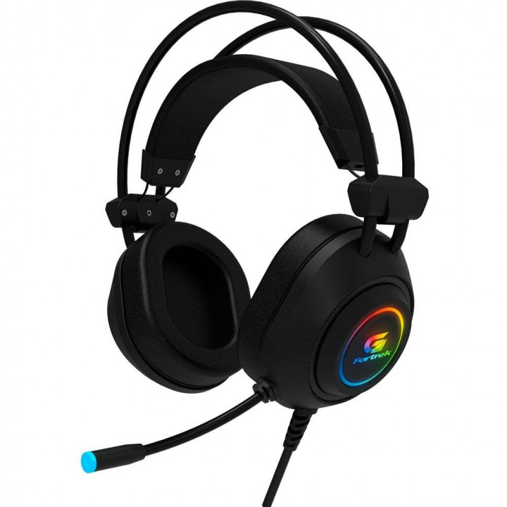 Headset Gamer Fortrek Crusader, Rainbow, Preto - 70555