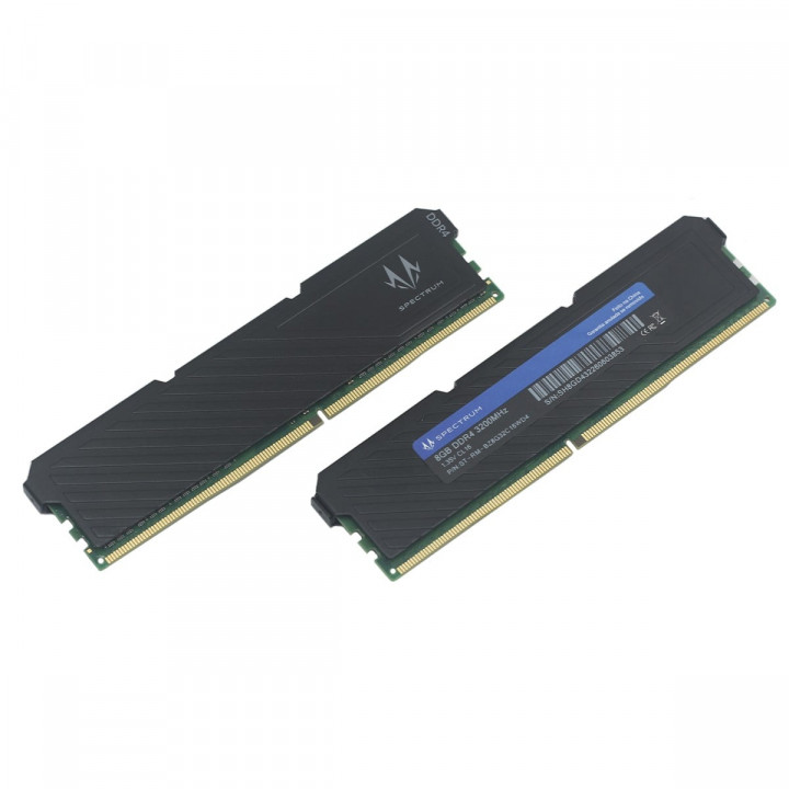 Memória Spectrum Blitz, 8GB, 3200MHz, DDR4, Preto - ST-RM-BZ8G32C16WD4