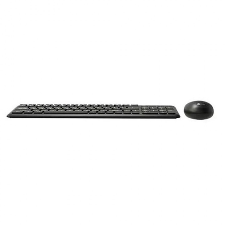 Kit Teclado e Mouse Sem Fio Lecoo, Membrana, 1200DPI, Preto - KW204