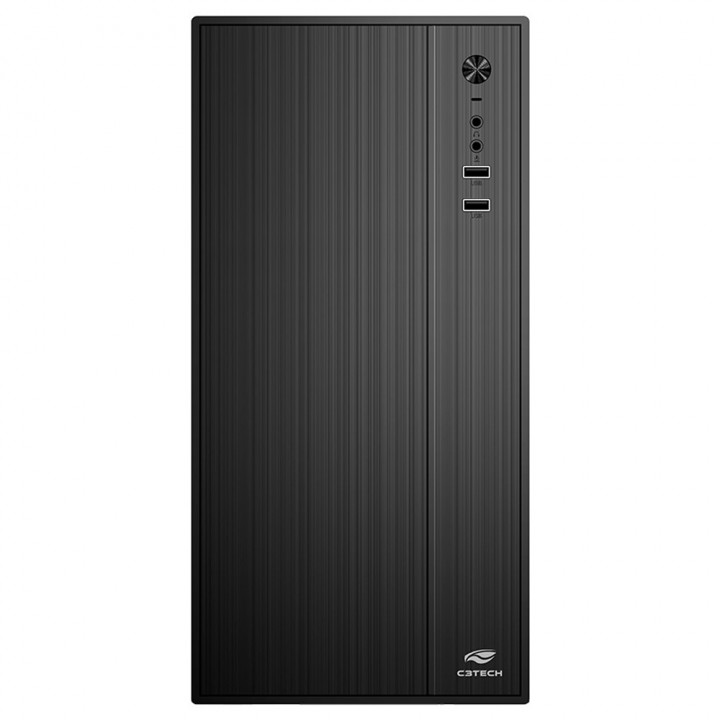 Gabinete C3Tech ATX, Com Fonte 200W, Preto - MT-38BK