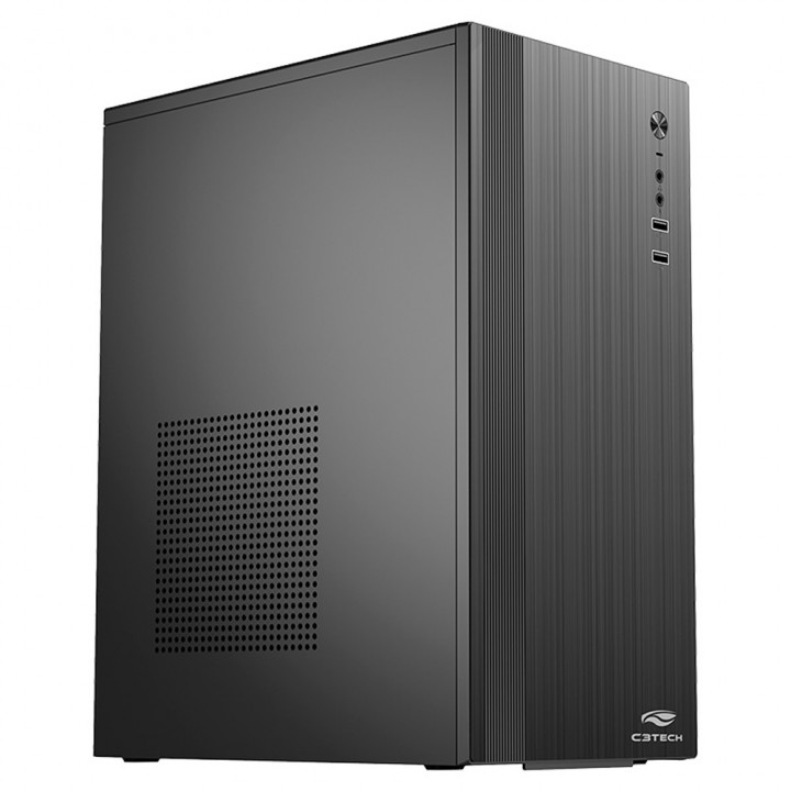 Gabinete C3Tech ATX, Com Fonte 200W, Preto - MT-39BK