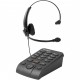 Telefone Headset Com Base Discadora Intelbras, Preto - HSB50