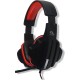 Headset Gamer Multilaser, P2, Cabo de Nylon, Preto e Vermelho - PH120 Headset Gamer Multilaser, P2, Cabo de Nylon, Preto e Vermelho - PH120