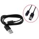 Cabo USB 2.0 AM X Micro USB (V8) 1,00m, Preto - CB0065B Cabo USB 2.0 AM X Micro USB (V8) 1,00m, Preto - CB0065B