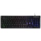 Teclado Gamer Dazz Rapidfire, Efeito Rainbow, Preto - 62520-3