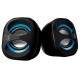 Caixa de Som Maxprint Sound Mix 5V, USB 2.0, Preto e Azul - 6013303 Caixa de Som Maxprint Sound Mix 5V, USB 2.0, Preto e Azul - 6013303