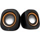 Caixa de Som Maxprint Sound Bar 5V, USB 2.0, Preto e Laranja - 6013447 Caixa de Som Maxprint Sound Bar 5V, USB 2.0, Preto e Laranja - 6013447