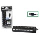 HUB USB 2.0 7 PORTAS LIGA E DESLIGA PRETO HB05 USBHUB HUB0011 - KNUP HUB USB 2.0 7 PORTAS LIGA E DESLIGA PRETO HB05 USBHUB HUB0011 - KNUP