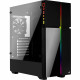 Gabinete Gamer Aerocool Playa, Mid Tower, Tampa Lateral de Vidro Temperado, RGB, Preto, Sem Fonte - EN67967