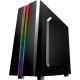 Gabinete Gamer K-Mex Odyssey Black, CG-04RD, Mid Tower, RGB, Lateral em Acrílico, Sem Fonte, Preto - CG-04RD Gabinete Gamer K-Mex Odyssey Black, CG-04RD, Mid Tower, RGB, Lateral em Acrílico, Sem Fonte, Preto - CG-04RD
