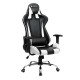 Cadeira Gamer Bluecase Titanium, Branco e Preto - BCH-06WBK Cadeira Gamer Bluecase Titanium, Branco e Preto - BCH-06WBK