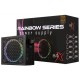 Fonte BRX, 650W, Gamer, RGB Rainbow, Series Automática, 80 Plus Bronze, Power Supply - RGB-650W