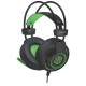 Headset Gamer Hoopson Bruiser, com Cabo de Nylon e LED Verde, Preto e Verde - DG28 Headset Gamer Hoopson Bruiser, com Cabo de Nylon e LED Verde, Preto e Verde - DG28