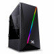 Gabinete Gamer Vinik Pysis, Mid Tower, LED RGB, Tampa Lateral em Acrílico, Sem Fonte, Preto - 30893