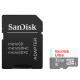 Cartão de Memória 32GB Sandisk, Micro SD Com Adaptador SD, Classe 10 - SDSQUNR-032G-GN3MA