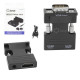 ADAPTADOR CONVERSOR HDMI PARA VGA MACHO LOTUS COM AUDIO PRETO - AD0568LT LT-2666