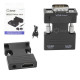 Adaptador Conversor HDMI Para VGA Macho Com Audio, Lotus, Preto LT-2666 - AD0568LT Adaptador Conversor HDMI Para VGA Macho Com Audio, Lotus, Preto LT-2666 - AD0568LT