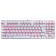 Teclado Mecânico Gamer Redragon Kumara K552W, LED, Switch Redragon MK2 Blue, ABNT2, Branco - K552W-2 (BLUE) Teclado Mecânico Gamer Redragon Kumara K552W, LED, Switch Redragon MK2 Blue, ABNT2, Branco - K552W-2 (BLUE)