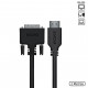 CABO DVI-D PARA HDMI 2.0 PCYES 2 METROS PRETO - PDHM20-2 CABO DVI-D PARA HDMI 2.0 PCYES 2 METROS PRETO - PDHM20-2