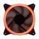 Cooler FAN K-Mex AF-Q1225, 120mm, LED Vermelho, Preto - AFQ1225IV437BOX