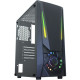 Gabinete Gamer K-Mex Jaeger II, CG-02TJ, RGB, Lateral em Vidro, 1 FAN, Preto - CG02TJRH002CB0X Gabinete Gamer K-Mex Jaeger II, CG-02TJ, RGB, Lateral em Vidro, 1 FAN, Preto - CG02TJRH002CB0X