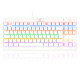 Teclado Mecânico Gamer Redragon Dark Avenger Lunar White, Rainbow, Switch Brown, ABNT2, Branco - K568W-R (BROWN) Teclado Mecânico Gamer Redragon Dark Avenger Lunar White, Rainbow, Switch Brown, ABNT2, Branco - K568W-R (BROWN)