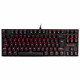 Teclado Mecânico Gamer Redragon Kumara, LED Vermelho, Switch Outemu Red, Preto - K552-2 (PT-RED)