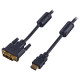 CABO HDMI X DVI-D 1.80 METROS FORTREK SINGLE LINK HMD-201 PRETO - 51994