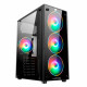 Gabinete Gamer Hayom GB1709, Mid Tower, Sem Fonte, Lateral em Vidro Temperado, Preto - GB1709 Gabinete Gamer Hayom GB1709, Mid Tower, Sem Fonte, Lateral em Vidro Temperado, Preto - GB1709