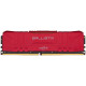 Memória Crucial Ballistix, 16GB, 2666Mhz, DDR4, CL16, UDIMM, Vermelho - BL16G26C16U4R Memória Crucial Ballistix, 16GB, 2666Mhz, DDR4, CL16, UDIMM, Vermelho - BL16G26C16U4R