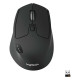 Mouse Sem Fio Logitech M720 Triathlon com USB Unifying ou Bluetooth com Easy-Switch para até 3 Dispositivos e Pilha Incl