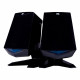 Caixa de Som Maxprint Black Samurai, 6W RMS, USB 2.0, Preto - 60000029 Caixa de Som Maxprint Black Samurai, 6W RMS, USB 2.0, Preto - 60000029