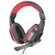 Headset Gamer Trust Ziva, Preto e Vermelho - 21953 Headset Gamer Trust Ziva, Preto e Vermelho - 21953