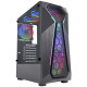 Gabinete Gamer K-Mex Warlock, CG-A1D4, Lateral em Vidro, Com Fita Led RGB, Sem Fan, Preto - CGA1D4RH0010BOX Gabinete Gamer K-Mex Warlock, CG-A1D4, Lateral em Vidro, Com Fita Led RGB, Sem Fan, Preto - CGA1D4RH0010BOX